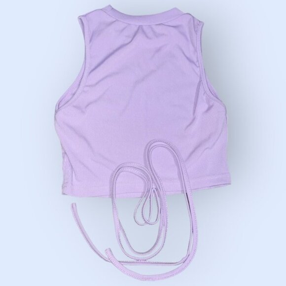 Shein Cropped Wrap Top - Picture 4 of 4